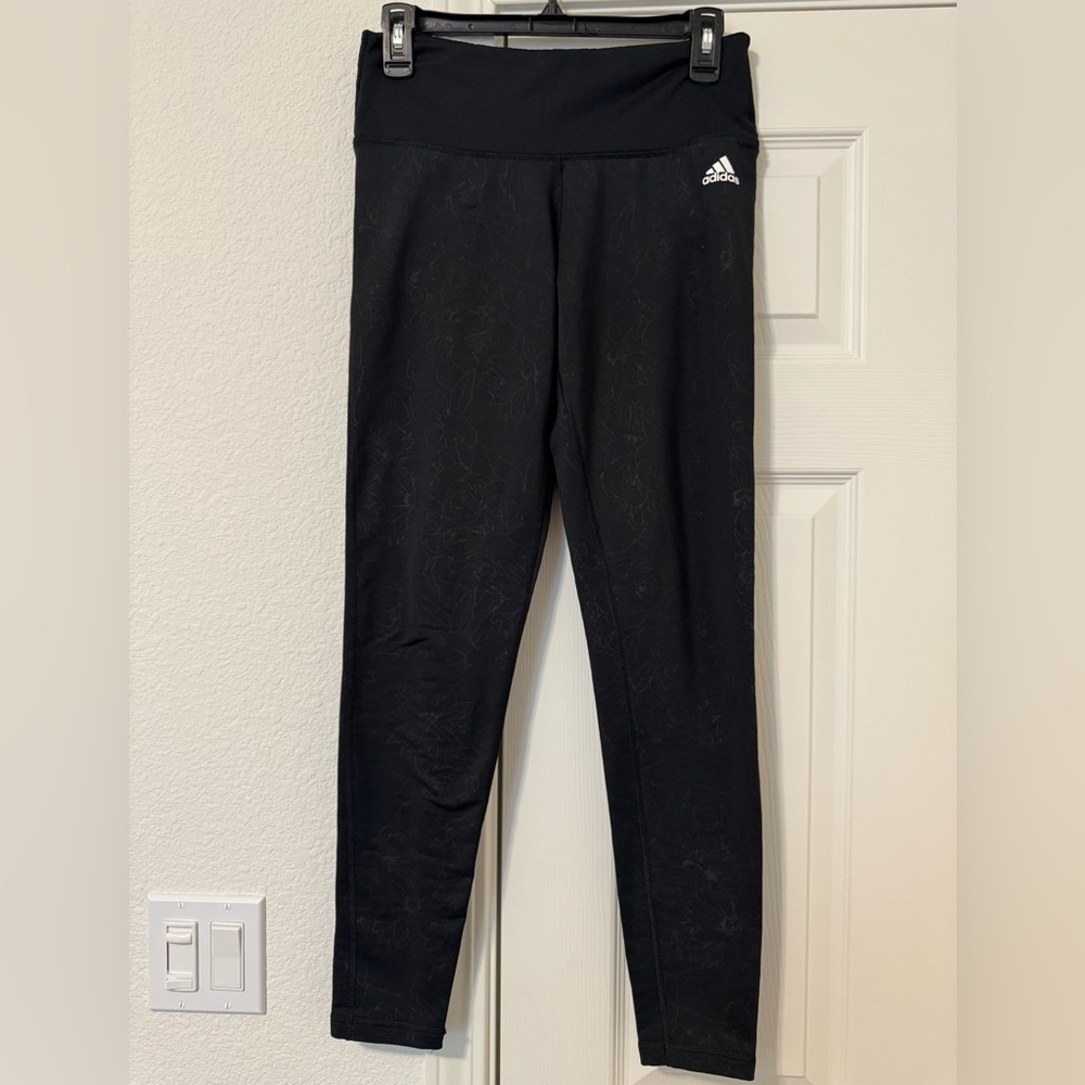 Adidas Black Climalite Leggings - Medium